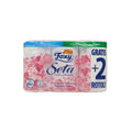 FOXY CARTA IGIENICA SETA 4+2 ROTOLI MAXI 2 VELI PROFUMATA AL TALCO