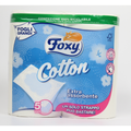 FOXY COTTON CARTA IGIENICA 4 ROTOLI 5 VELI *** KING SIZE