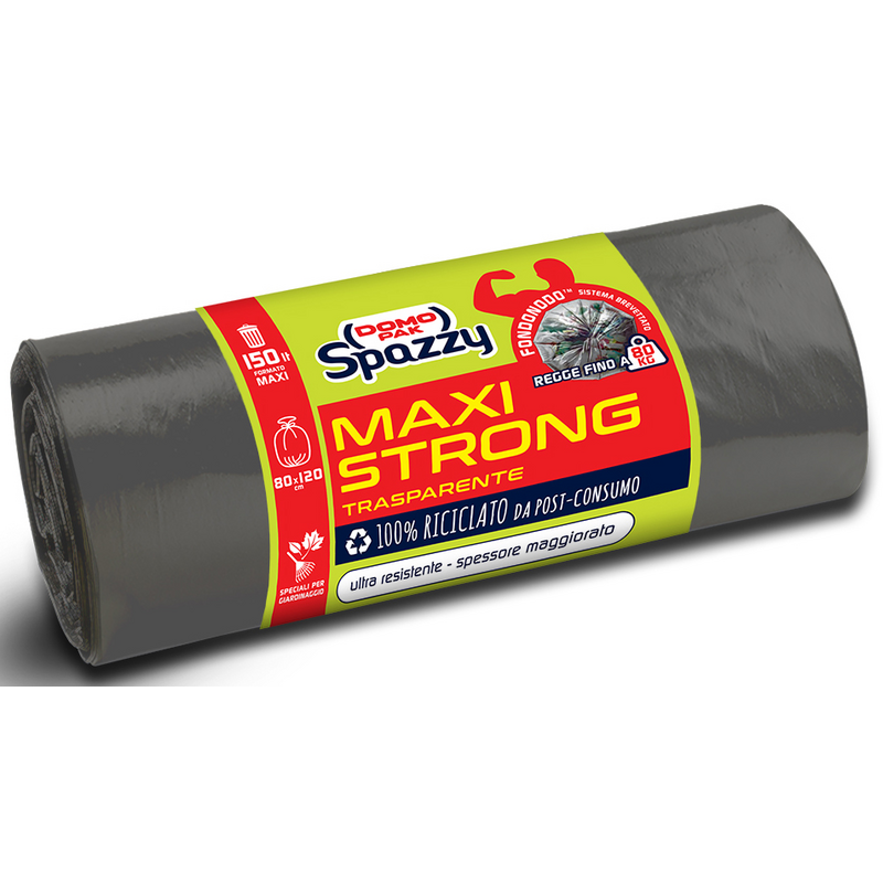 DOMOPAK SPAZZY MAXI STRONG SACCO CONDOMINIALE 80x120 CM 150 LT 10 PZ