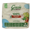 GRAZIE NATURAL CARTA IGIENICA 4 ROTOLI MAXI 3 VELI (CON INCARTO ESTERNO IN CARTA)