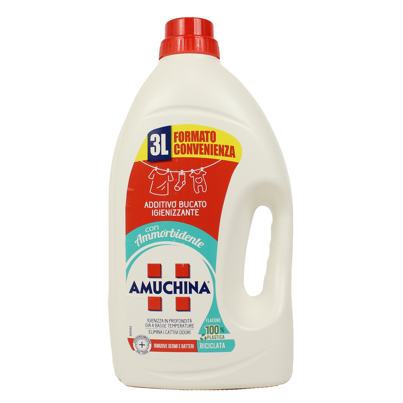 AMUCHINA ADDITIVO LIQUIDO BUCATO IGIENIZZANTE CON AMMORBIDENTE 3 LT