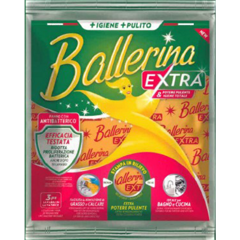 BALLERINA PANNO EXTRA 3 PZ.