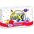 MAXI CARTA IGIENICA ULTRA SOFT 6 ROTOLI XXL 3 VELI 180 STRAPPI
