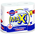 MAXI CARTA IGIENICA I GIGANTI 4 ROTOLI MAXI 2 VELI 300 STRAPPI