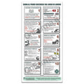 Cartellone Istruzioni Primo Soccorso Cartello informativo cm 35 x 70