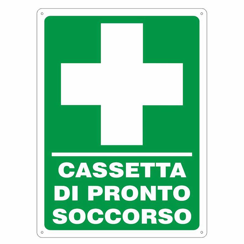 Cartello Pronto Soccorso Cartello pronto soccorso cm 23 x 31