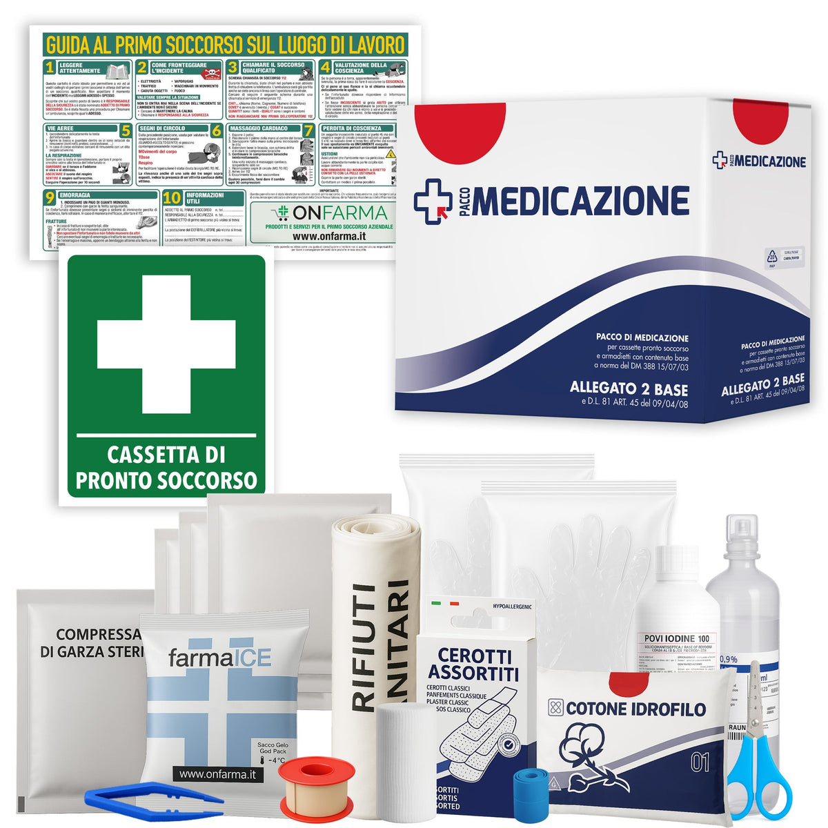 Kit Reintegro Cassetta Pronto Soccorso ALLEGATO 2