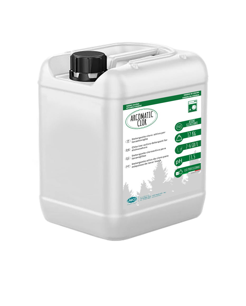Detergente liquido concentrato clorattivo Arco Matic Clor - 20 KG