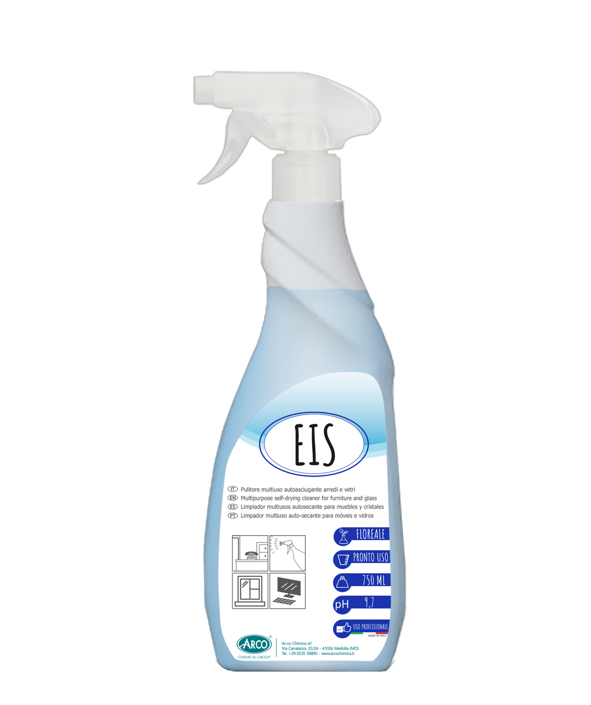 Pulitore multiuso autoasciugante Eis - 750 ML