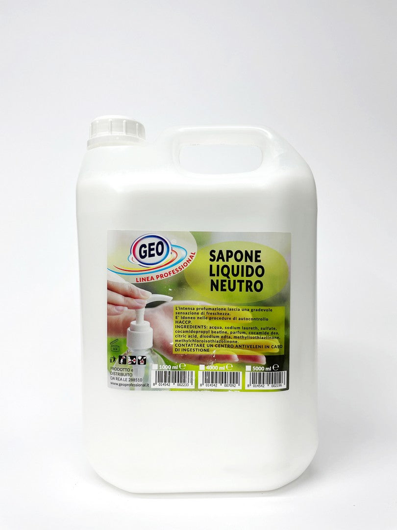 Sapone liquido neutro per mani - 5 L