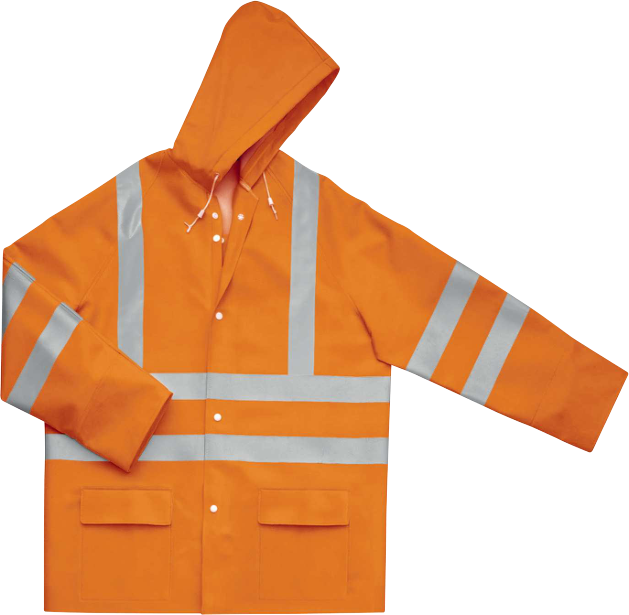 GIACCA IMPERMEABILE AD ALTA VISIBILITÀ ABBIGLIAMENTO TECNICO 900VESHV