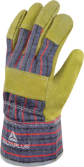 GUANTO TAGLIATO E CUCITO, PALMO IN PELLE/DORSO IN PELLE PROTEZIONE MECCANICA MULTIUSO DC103
