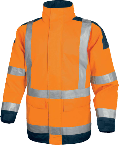 PARKA IMPERMEABILE AD ALTA VISIBILITÀ ABBIGLIAMENTO TECNICO EASYVIEW