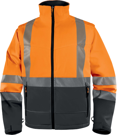 SOFTSHELL IMPERMEABILE 2 IN 1 AD ALTA VISIBILITÀ ABBIGLIAMENTO TECNICO FAST