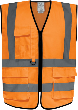 GILET DI SEGNALAZIONE AD ALTA VISIBILITÀ ABBIGLIAMENTO TECNICO GILPOCKOR
