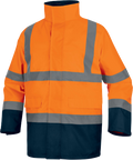 PARKA IMPERMEABILE 5 IN 1 AD ALTA VISIBILITÀ ABBIGLIAMENTO TECNICO SPEED CAPPUCCIO A SCOMPARSA