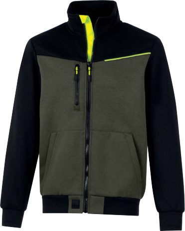 FELPA CON ZIP ABBIGLIAMENTO OUTDOOR SWABI
