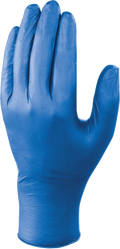 GUANTO IMPERMEABILE MONOUSO NON TALCATO PROTEZIONE CHIMICA V1420
