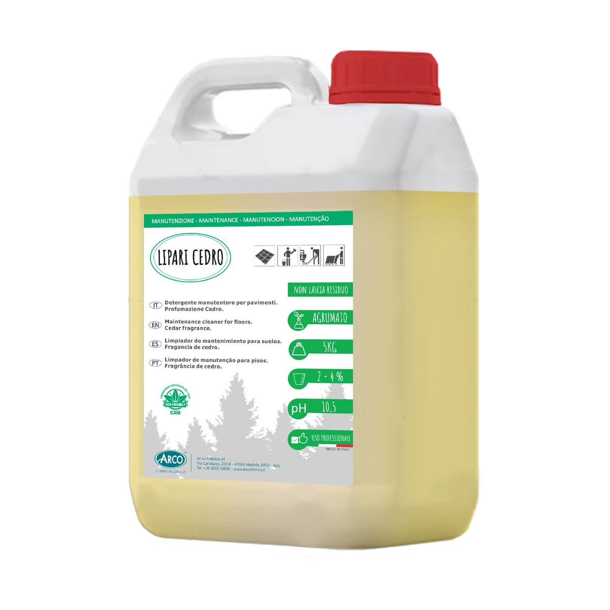 Detergente mantenitore profum. Cedro Lipari Cedro - 1 LT