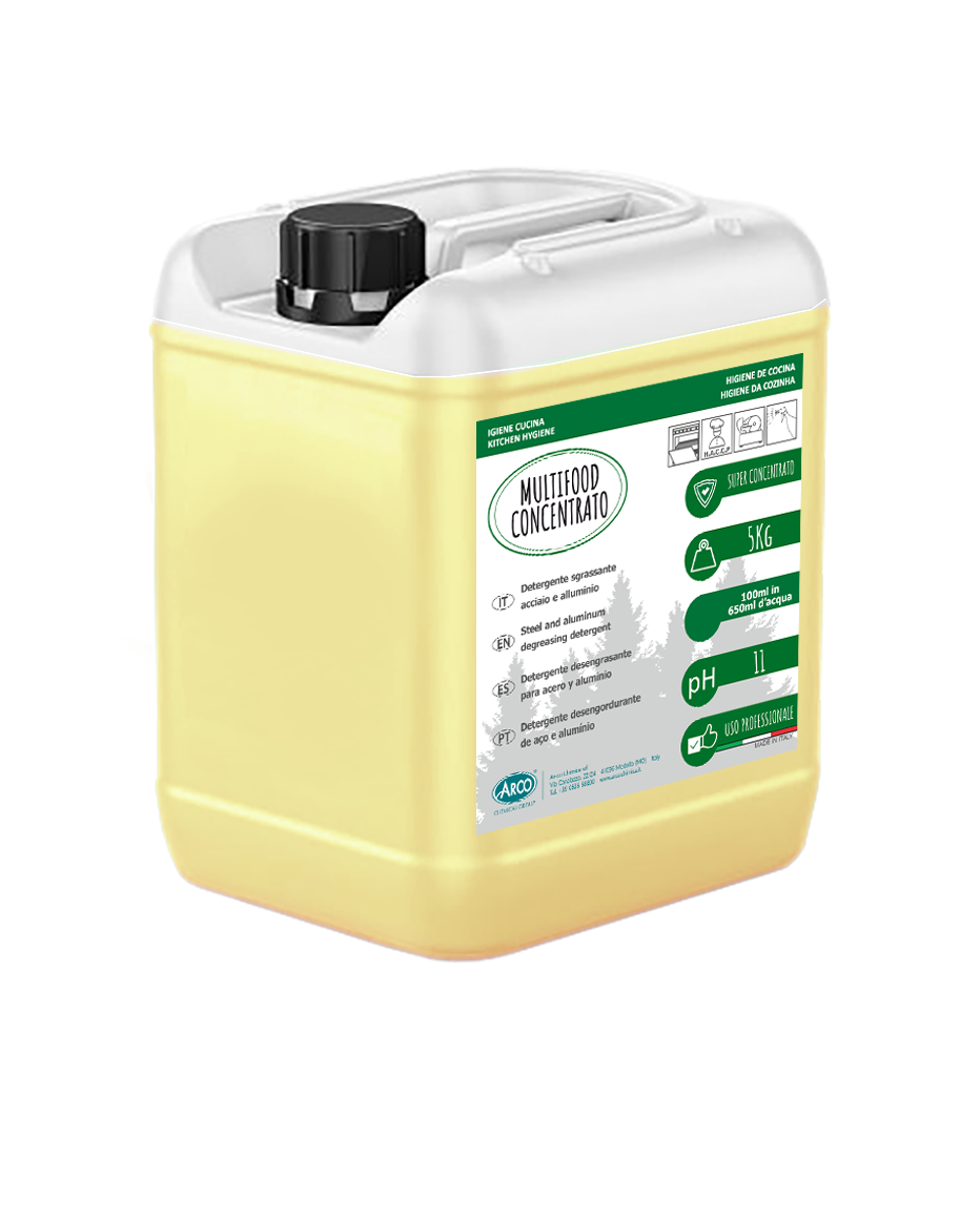 Detergente sgrassante Multifood concentrato - 1 LT