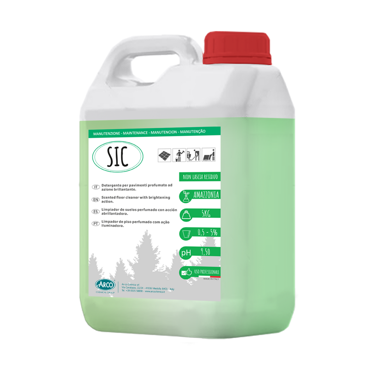 Detergente brillantante profumato Sic - 5 KG