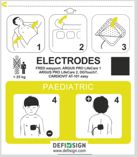 Schiller Fred Easyport/Fred PA-1/DefiSign LIFE elettrodi pediatrici