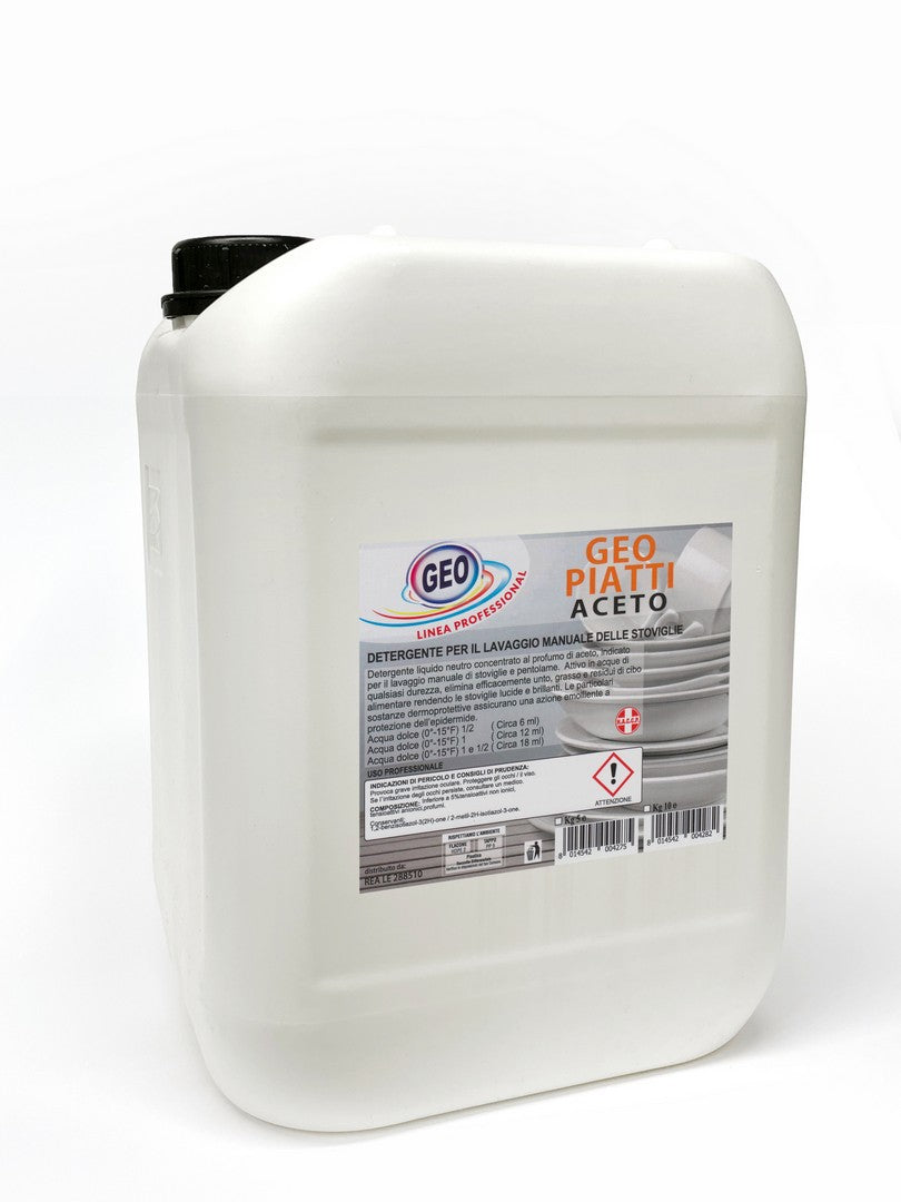 GEO Piatti detergente stoviglie concentrato all'aceto - 10 kg