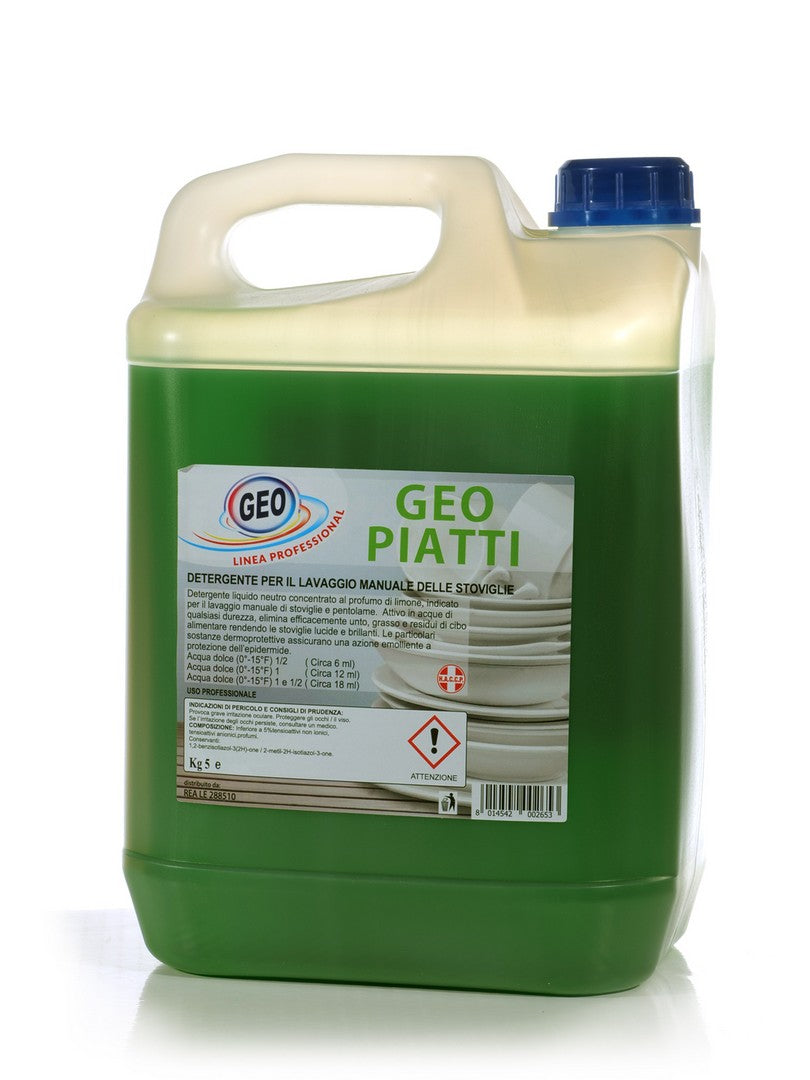 GEO Piatti detergente stoviglie concentrato al limone - 5 kg