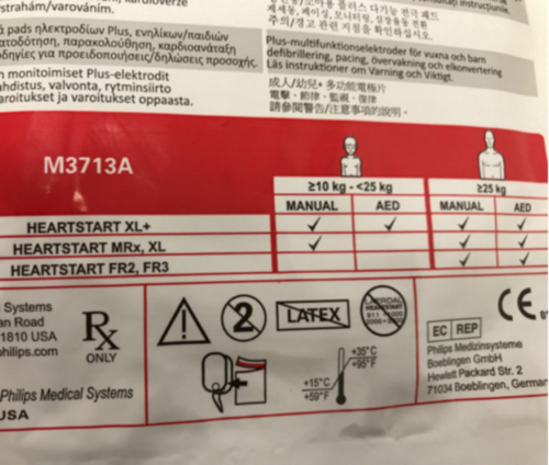 Philips Heartstart XL elettrodi multifunzionali (10)