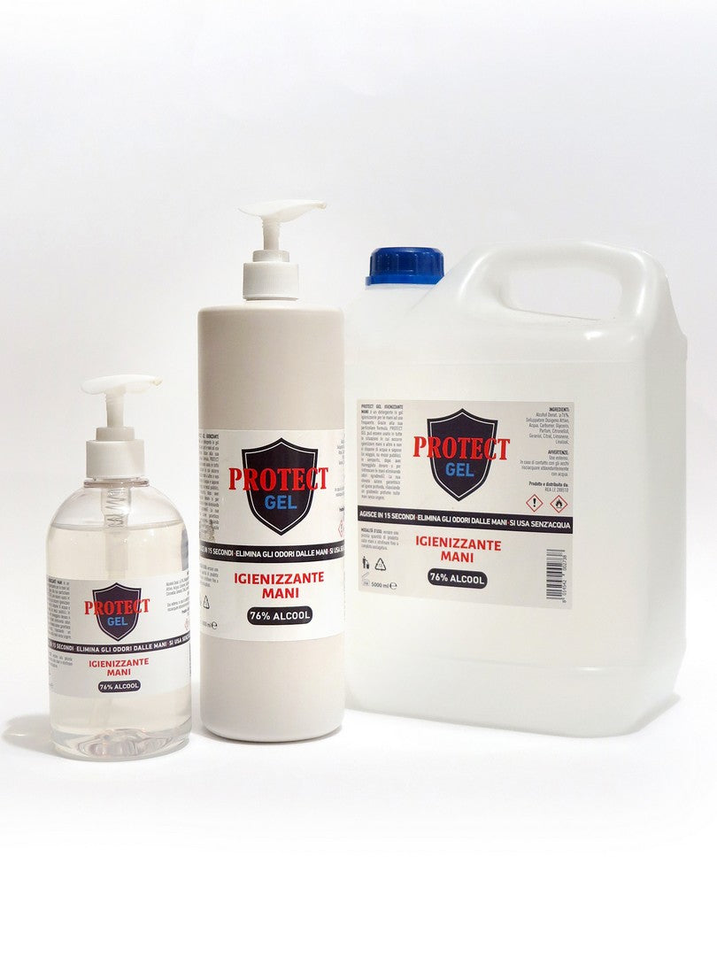 Protect Gel igienizzante mani 76% alcol con dispenser - 5 L