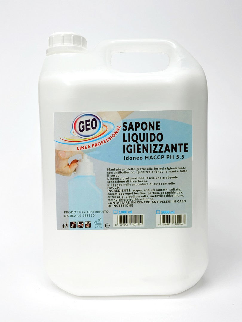 Sapone liquido igienizzante per mani - 5 L