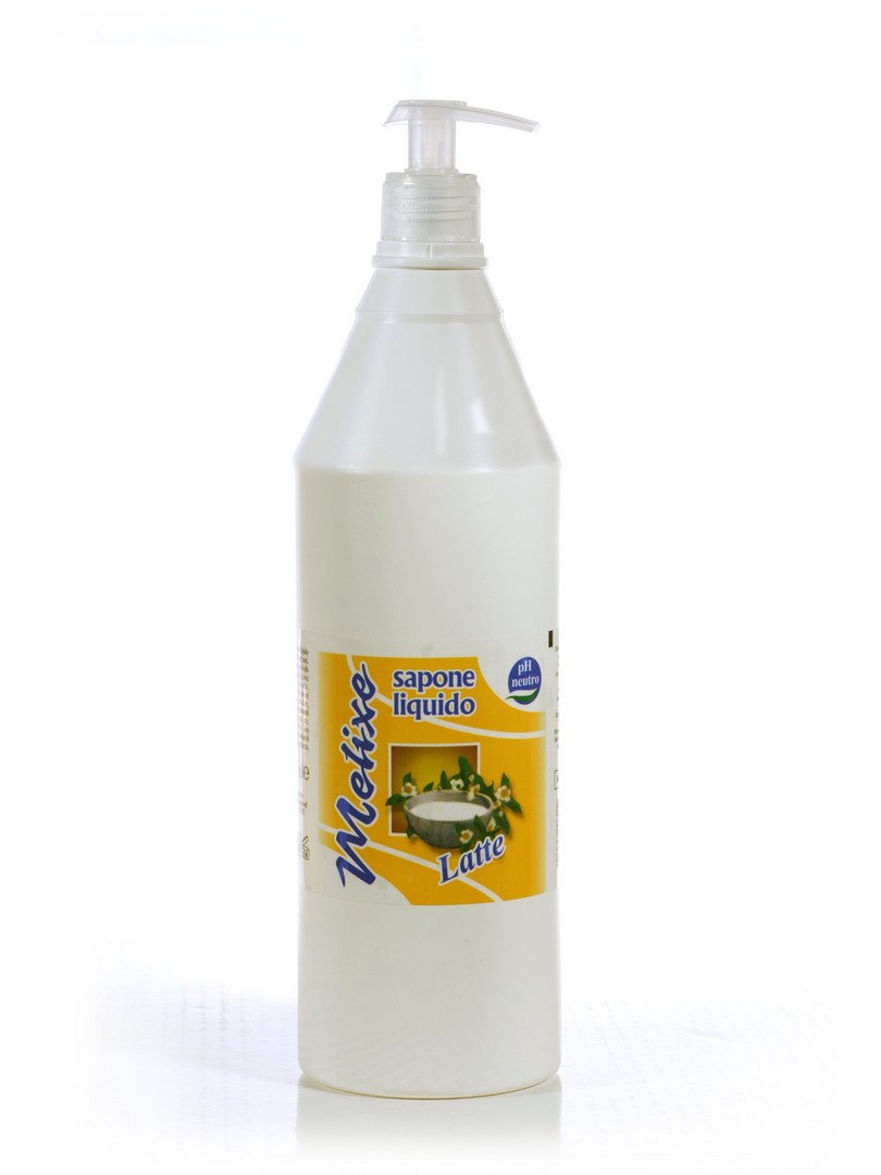 Sapone liquido delicato Melixe con dispenser - 1 L