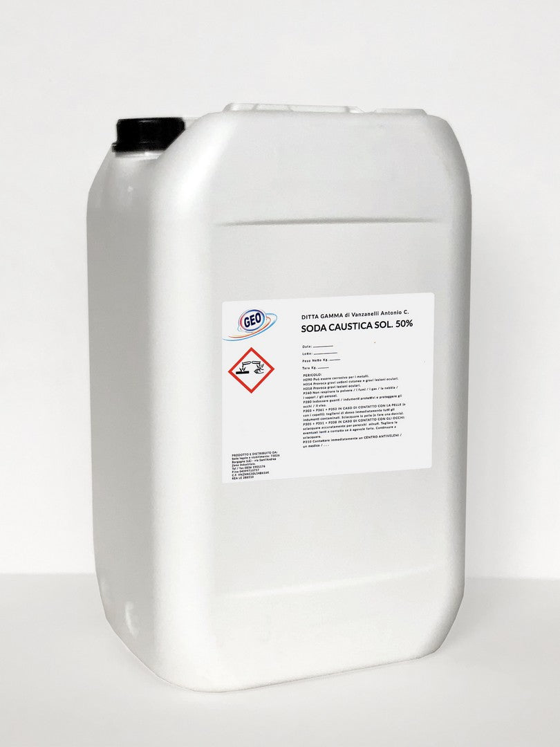 Soda caustica liquida 50% - 25 kg