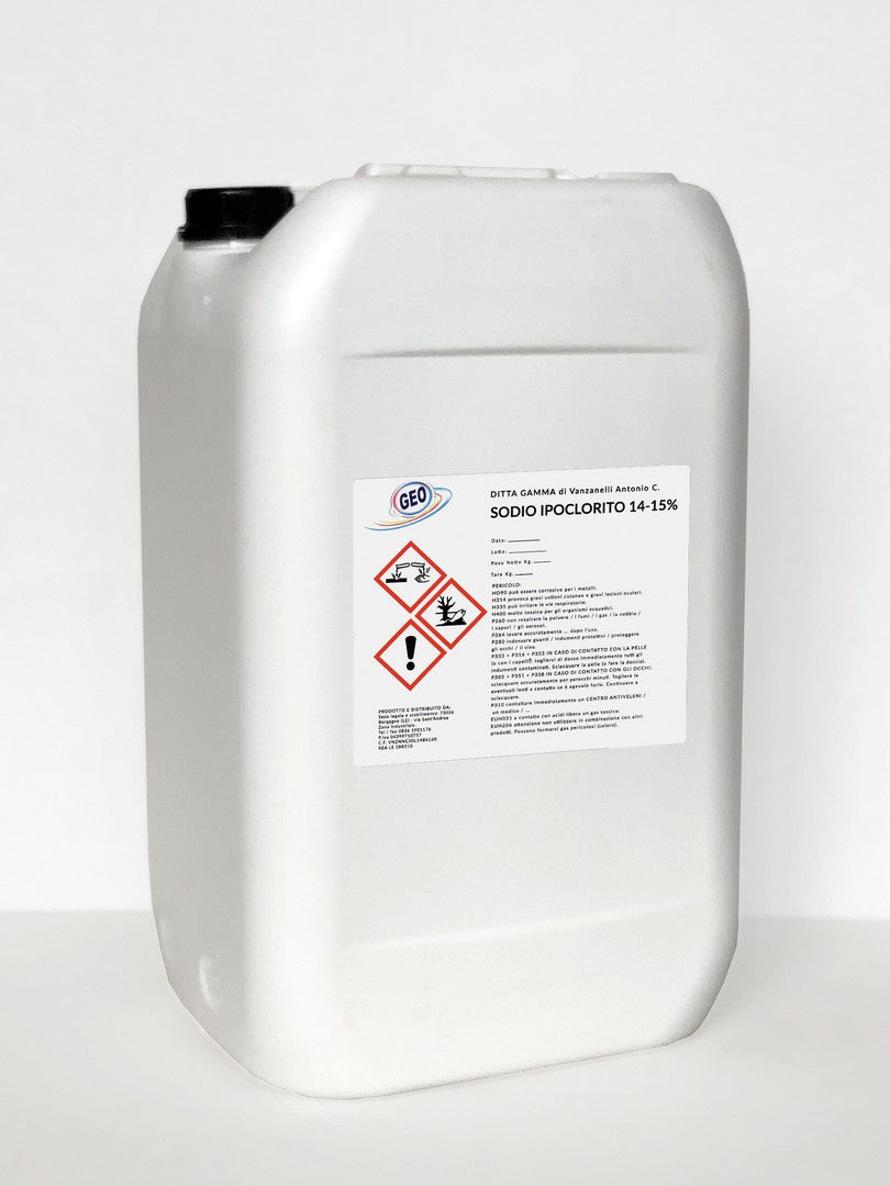 Ipoclorito di sodio 14-15% - 25 kg